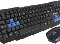 main image for ad Keyboard and mouse JEDEL Wireless Gaming Desktop Kit, Nano USB, Multimedia Keyboard, 800-2000 DPI Mouse - WS880