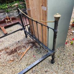 old school bed frame