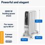 DeLonghi Dragon 4 2KW Oil Filled Radiator 2KW with Electronic Timer Image 2