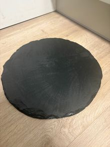 slate serving plate 33cm diameter