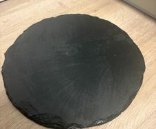 slate serving plate 33cm diameter