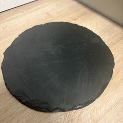 slate serving plate 33cm diameter