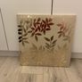 Cream Suede & Gold Leaf Canvas Image 4