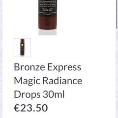 Brand New Bronz Express Magic Radiance Drops 30ml