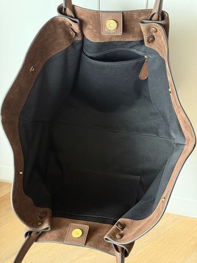 DeMellier New York Brown Mocha Suede Bag