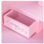 Bedroom Sets Makeup Table 4 Drawers Stool, Pink Image 5