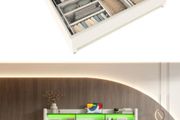 Led kingsize bed ottoman storage bed