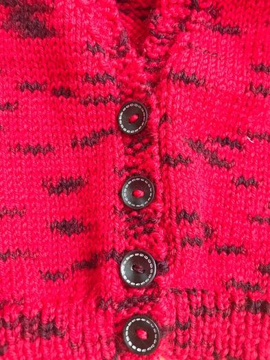 Merino Wool Baby Cardigan and Hat
