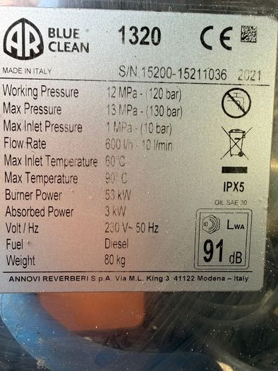 power washer hot wash