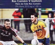 2015 Roscommon v Galway - GAA Allianz Football League Programme