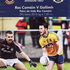 2015 Roscommon v Galway - GAA Allianz Football League Programme