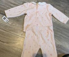 0-3m pink two piece set