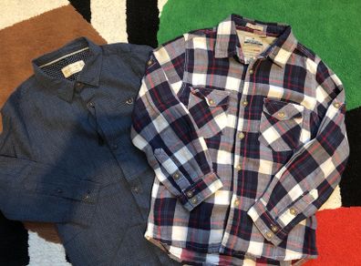 Lovely shirts Zara New & Mayoral like new 6 years old