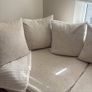 Sofa and footstool Image 8