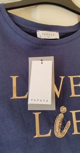 BNWT - Size 14 - A Lovely Navy Tee Shirt