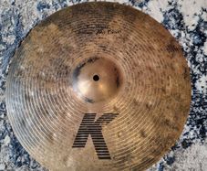 Zildjian K Custom Special Dry Crash Cymbal Cracked Damaged Broken 16"