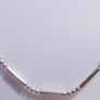 Vintage High Quality  Sterling Silver 925 Bead Necklace  length 20" - 3,62g Image 2