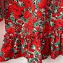 Little Mistress High Neck smock dress floral red mix size Image 2