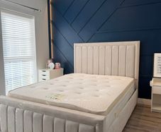 Double & King Size Bed Frame With Mattress Opt