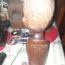 Large Antique Wood African Carved African Head postage available or collection on all my items, Image 5