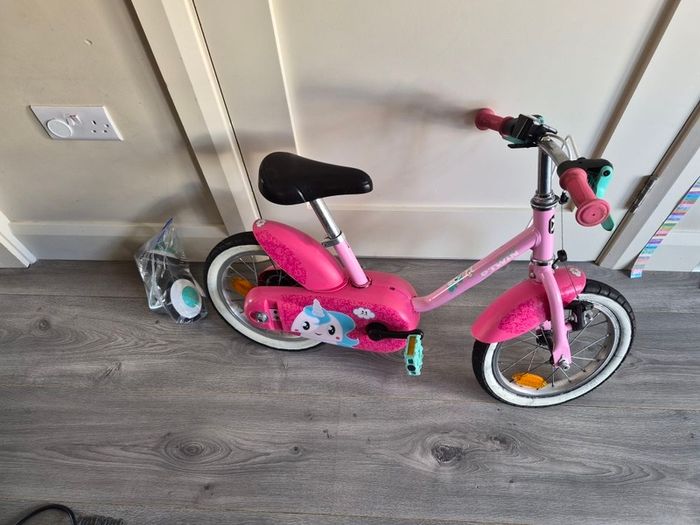 14 inch pink bike