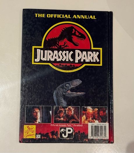 Vintage Jurassic Park Official Annual