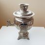 Brass plated electric Samovar 1988 made in the Soviet Union  working fine Image 5