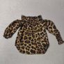Open Shoulder Animal Print Top, size 8 Image 5