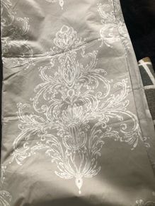Beige and cream curtains