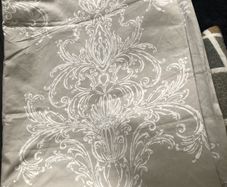 Beige and cream curtains