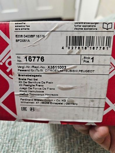 Mitsubishi Pajero Mk II Front Brake Pads