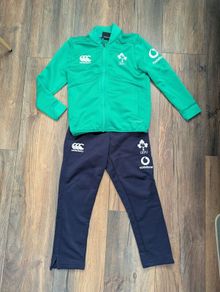 Canterbury IRFU Ireland Rugby Tracksuit Set Age 6 Years