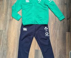 Canterbury IRFU Ireland Rugby Tracksuit Set Age 6 Years