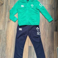 Canterbury IRFU Ireland Rugby Tracksuit Set Age 6 Years