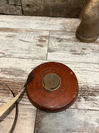 vintage Leather Tape Measure