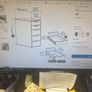 5 piece drawer unit Image 2