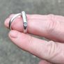 Interlocking Sheffield Sterling Silver Rings Image 5