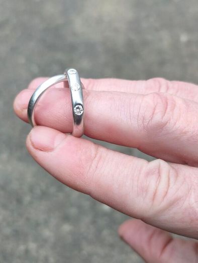 Interlocking Sheffield Sterling Silver Rings