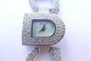 Dkny Ny3915 Womens Quartz Dress Watch Crystal Encrusted Face And Strap A Beauty