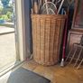 vintage reed basket large Image 2