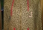 Josef Vintage Laundry grey leopard print ladies hoodie size UK14/16 EU42/44 Postage included