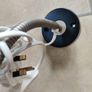 Black  Ikea KVART Wall Mounted Lamp Image 2