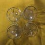 VINTAGE Shamrock,gold trimmed Brandy glasses set of 4. Image 5