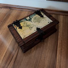 Vintage Wooden Book Box