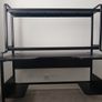 Black metal desk Image 2