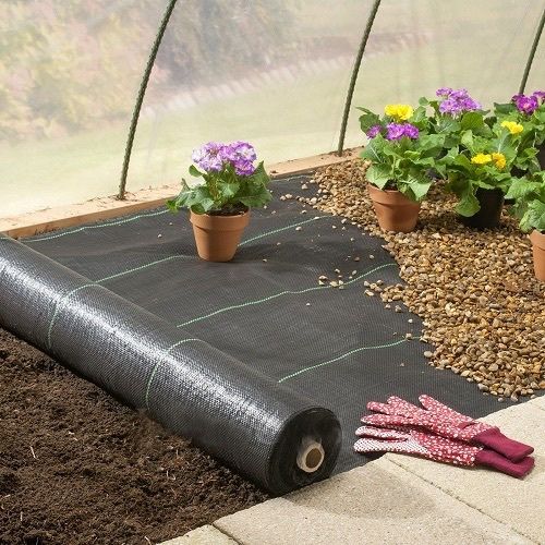 Agrotextile geo cover weed barrier stones bark mulch bedding plants underlay weed matting