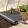 Agrotextile geo cover weed barrier stones bark mulch bedding plants underlay weed matting Image 4