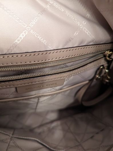Michael Kors Lexington Large Shoulder Bag in Taupe