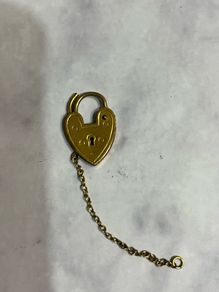 9ct gold padlock