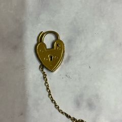 9ct gold padlock